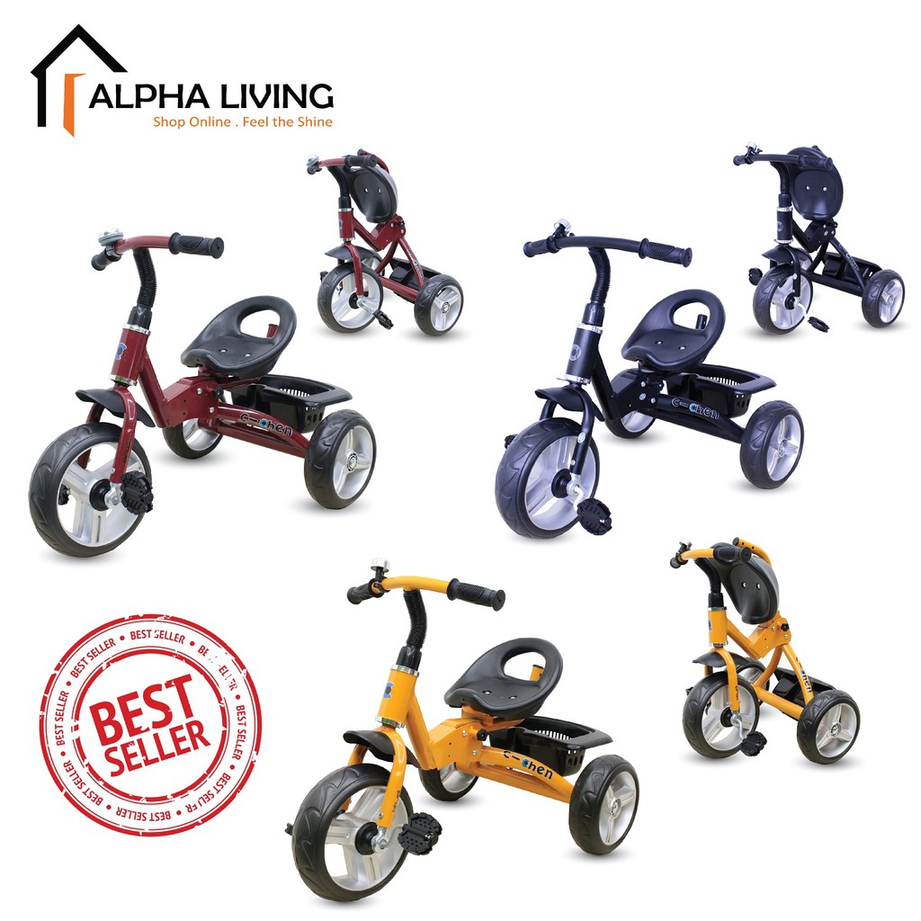 lightweight folding tricycle