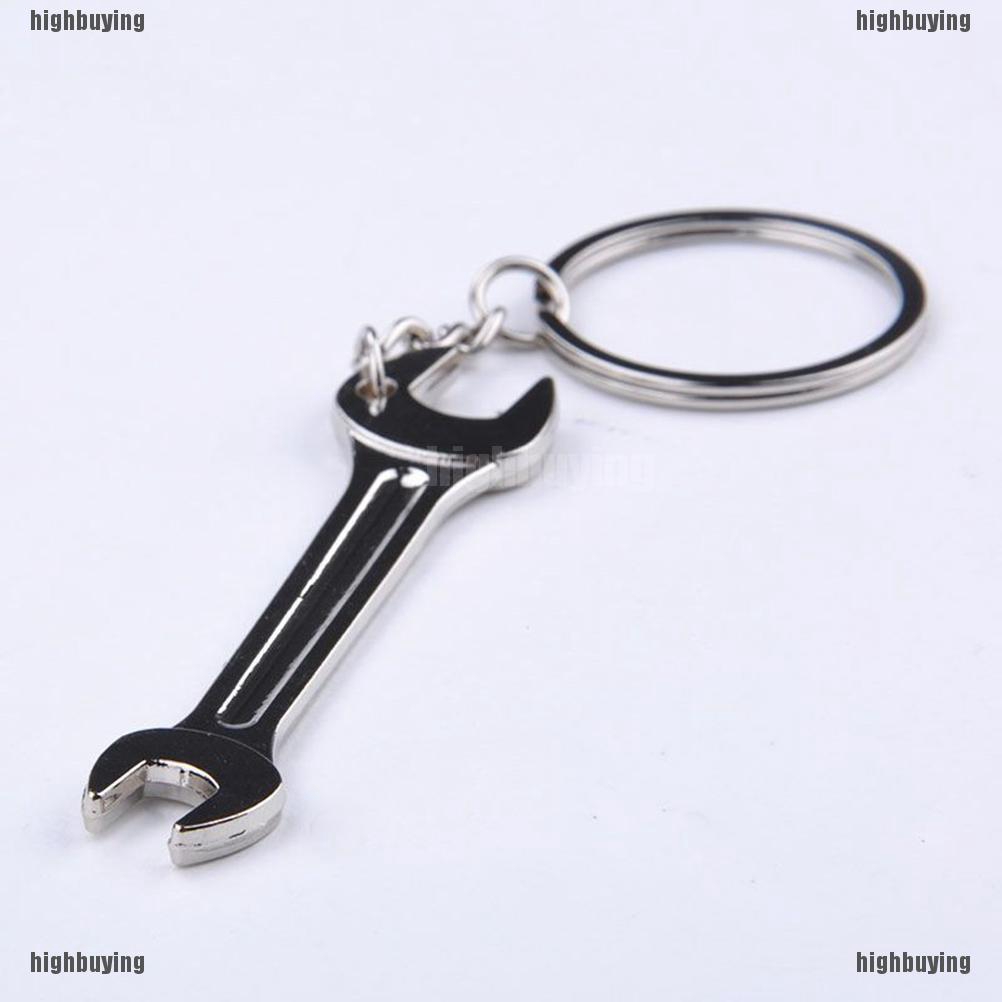 Trendy Metal Stainless Steel Wrench Key Chain Ring Shopee Malaysia