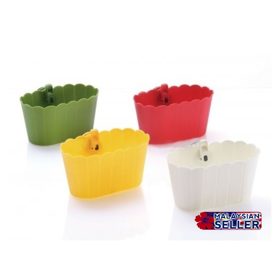 Suction Hooks Decorative Wall With Plastic Storage Box Shopee