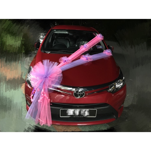 Diy Wedding Car Decoration 结婚花车 Shopee Malaysia