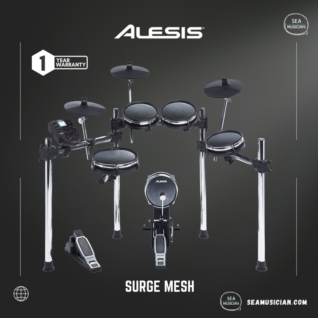 ALESIS SURGE ELECTRONIC DRUM KIT DIGITAL DRUM ( ALEA62SURGEMESHKITXEU