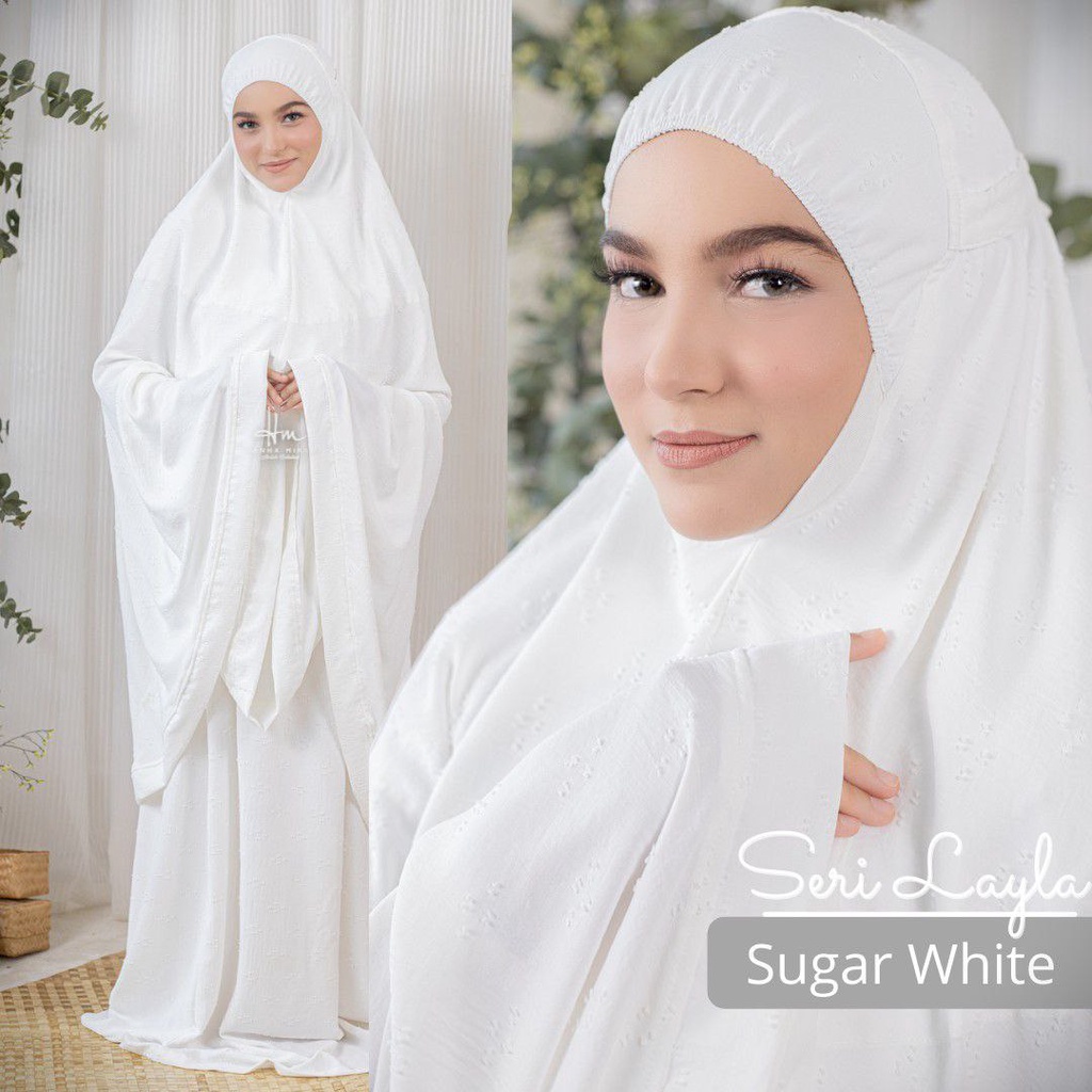 Sale Jualan Clear Stock Hannamirae Telekung Seri Layla Without Exclusive Box And Tasbih Shopee Malaysia