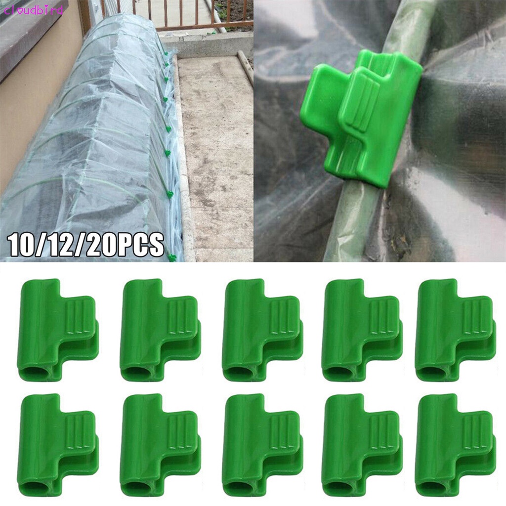 10/12/20pcs Plastic Green Fixed Clips Greenhouse Film Clamps Plant Cover Clips Shopee Malaysia