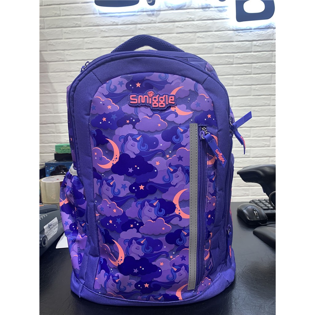 smiggle purple unicorn bag