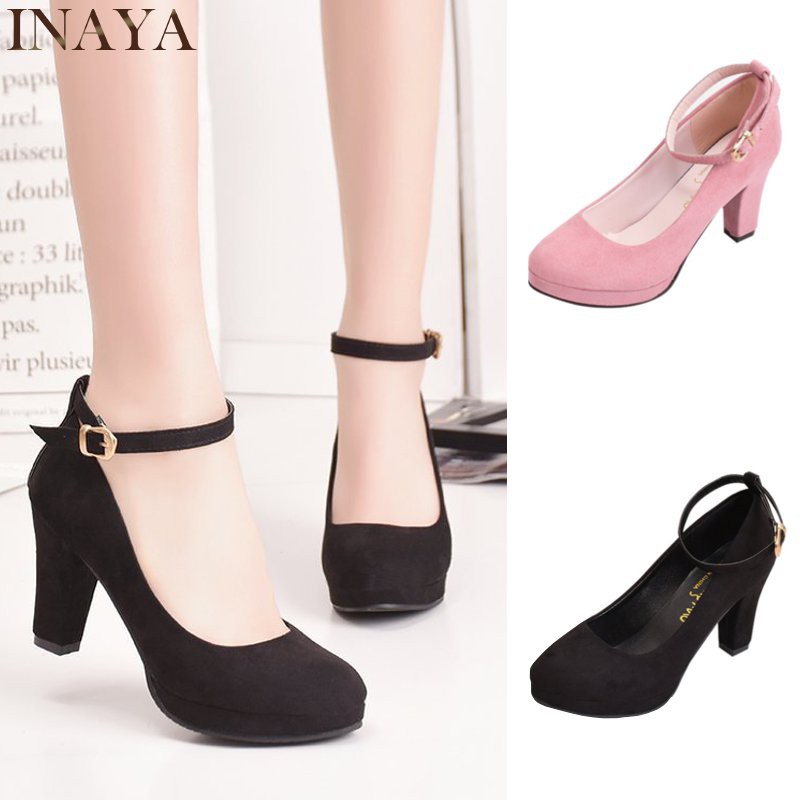 high heels with ties