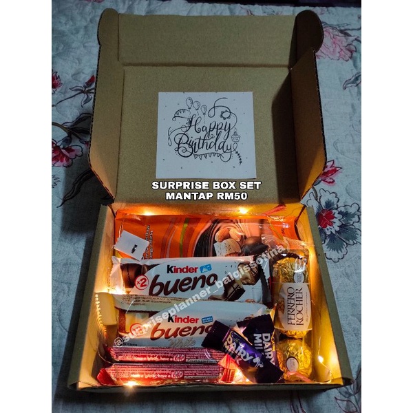 Surprise Box, Chocolate Box, Money Box for Birthday Gift, Anniversary