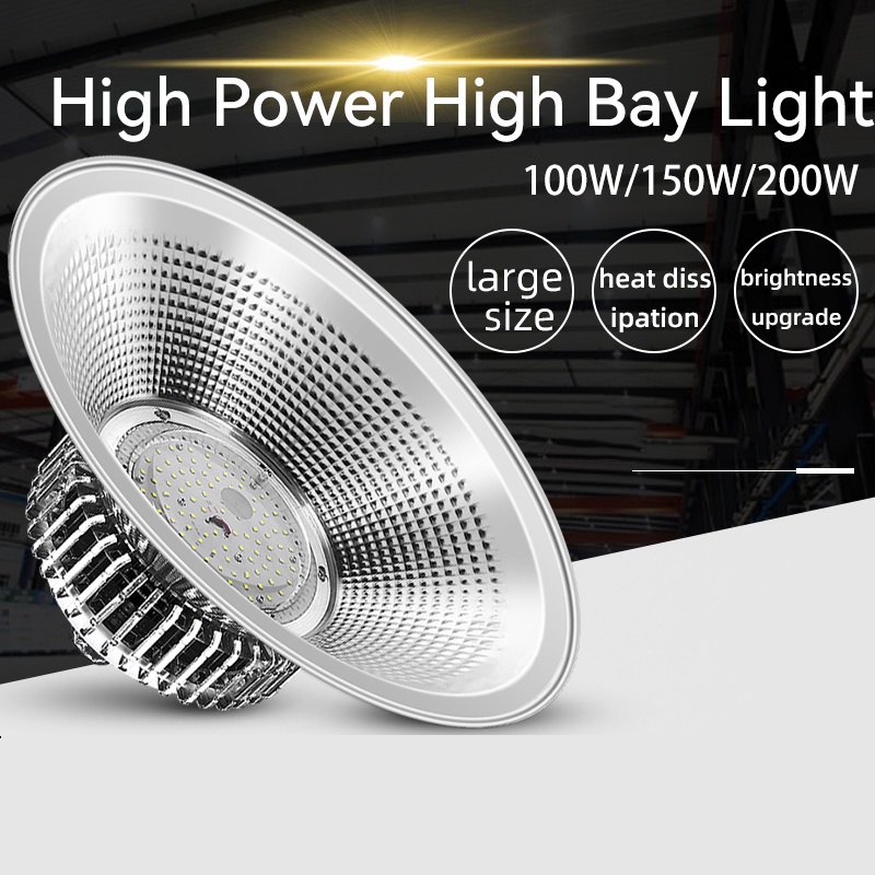 Wide Beams High Bay Light 50W 100W 150W 200W LED High Bay Lights Super