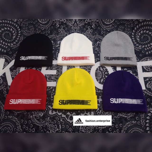 motion logo beanie