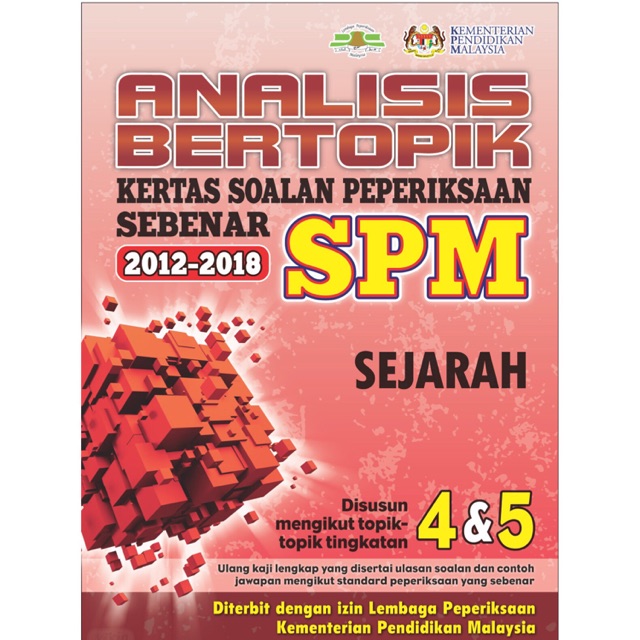 Tny Analisis Bertopik Spm Sejarah 2012 2018 Buku Latihan Shopee Malaysia