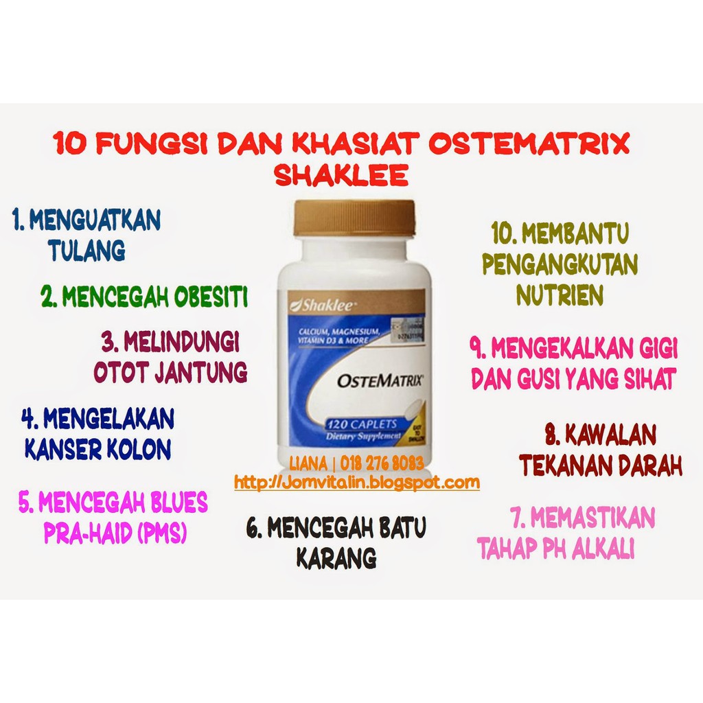 Daily Post Shaklee Ostematrix 120 Tablets Supplement Good For Well Being Shopee Malaysia