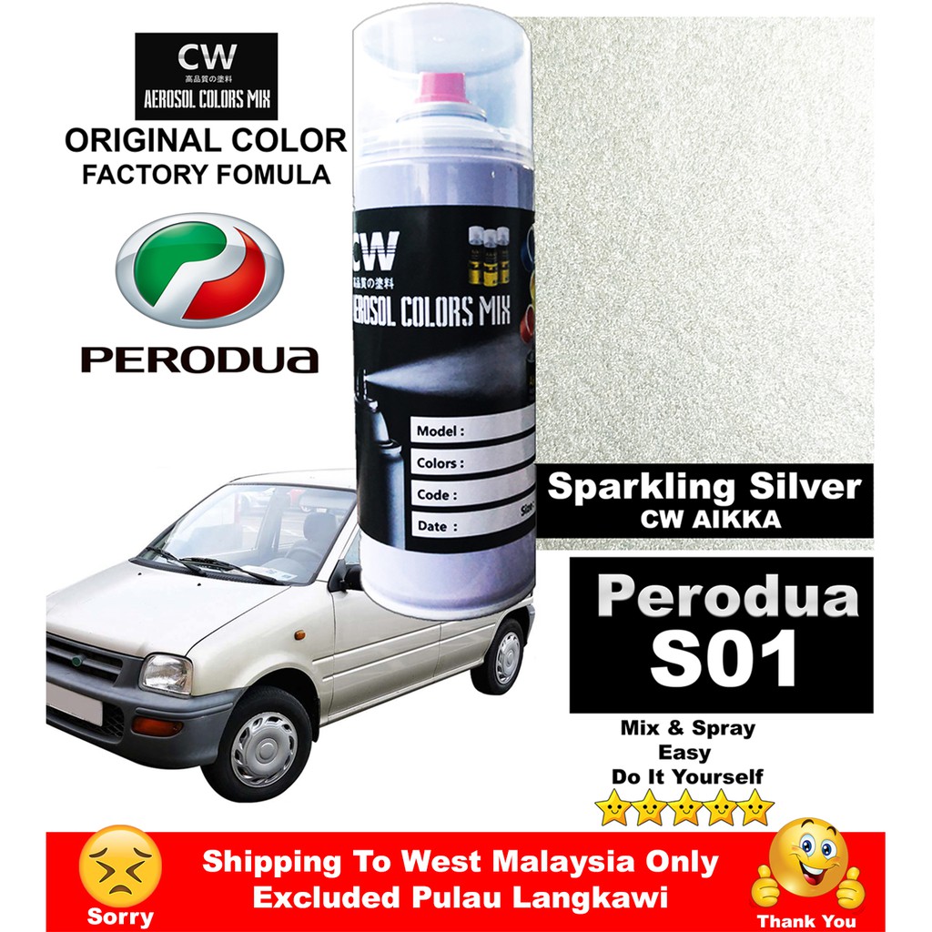 Perodua Kancil Colour Code - O Warna