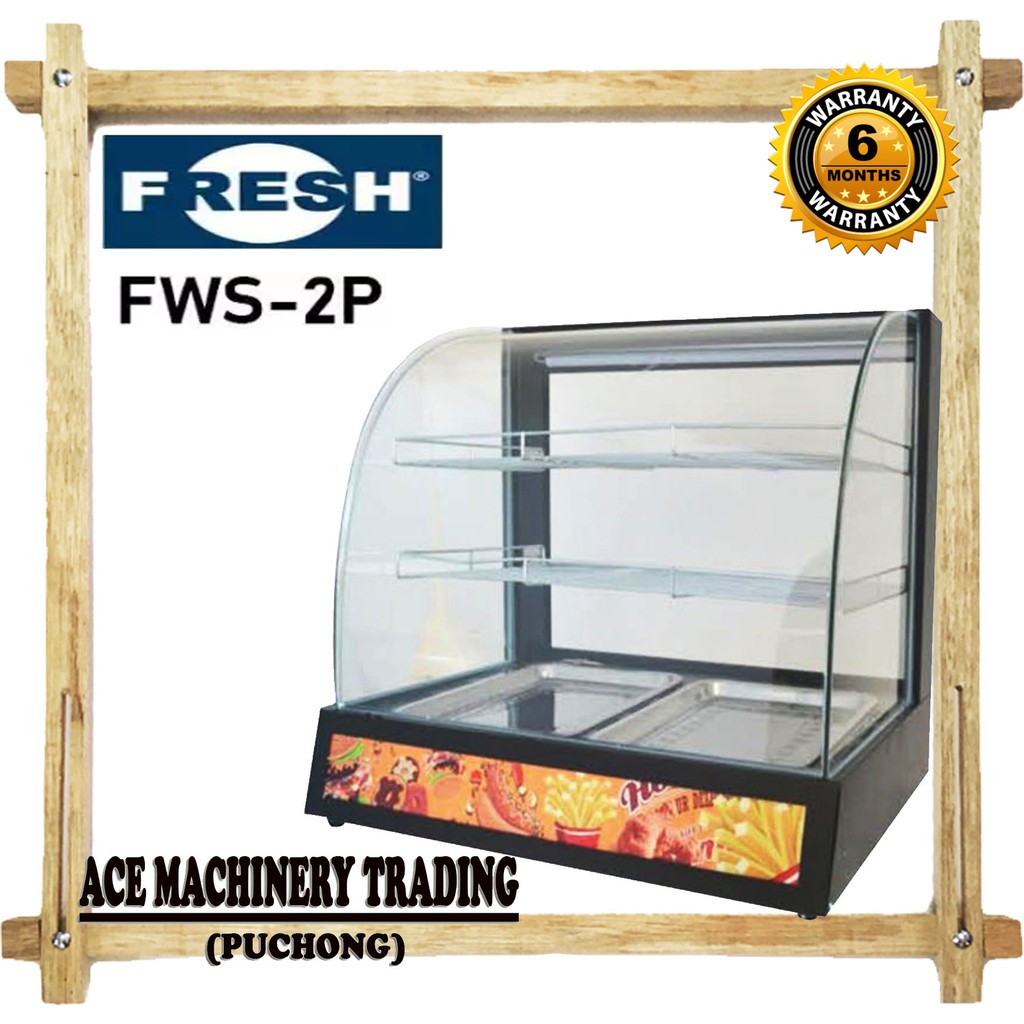 FRESH FWS-2P 0.8kW/230V/50Hz 2 Layer Food Display Warmer Bar & Snack Equipment