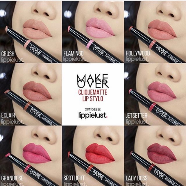 Makeover Cliquematte Lip Stylo Shopee Malaysia