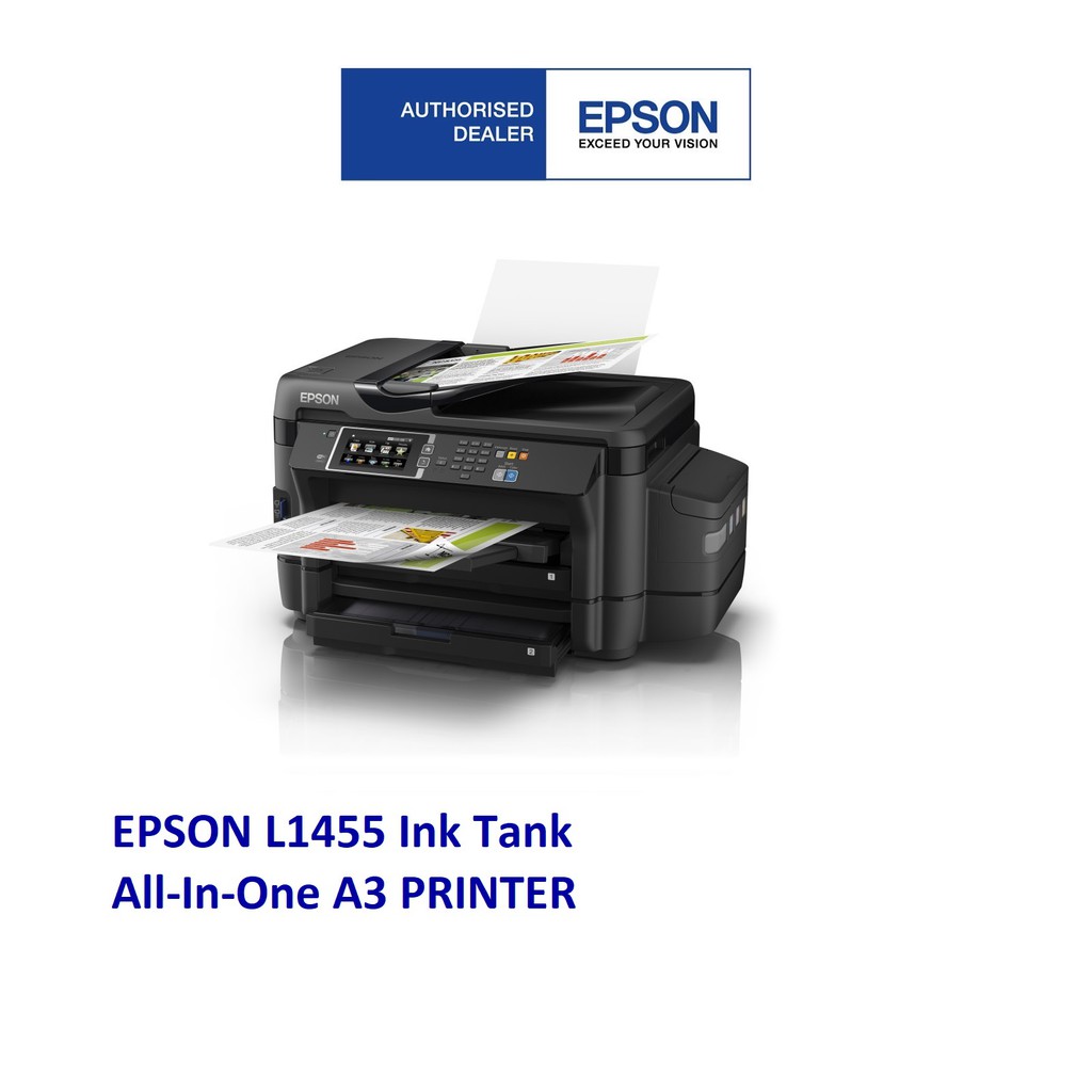 Epson L1455 Ink Tank All In One A3 Printer Printscancopyfaxwifiduplex Shopee Malaysia 9663