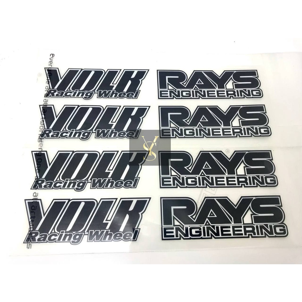 Sport Rim Sticker TE/SSR/Enkei | Shopee Malaysia