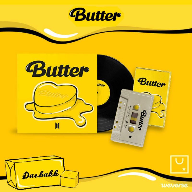 BTS Butter Vinyl/ Cassette set