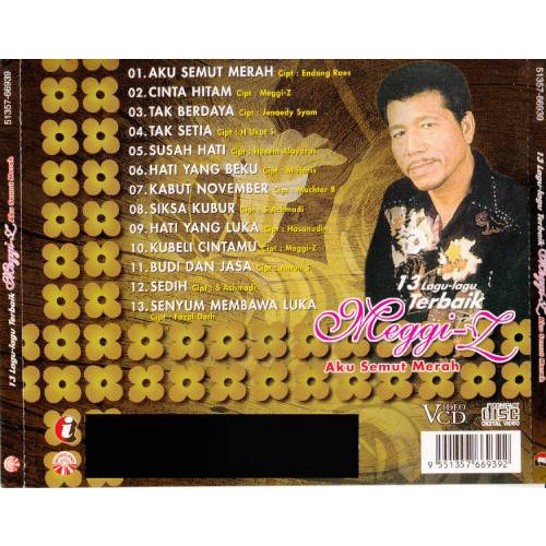 Buy 51357 66939 Meggi Z 13 Lagu Terbaik Aku Semut Merah Vcd Seetracker Malaysia