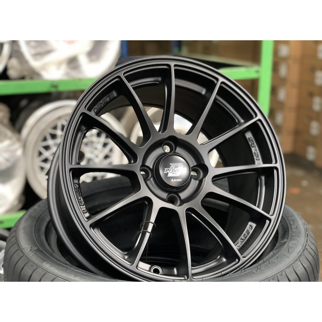 Free Shipping New 15 Lenso Project D Race 1 Rim City Jazz Vios Myvi Alza Almera Mazda2 Saga Fl Shopee Malaysia