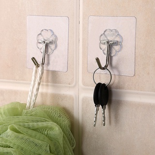 Strong Hook Storage Hook Adhesive No Mark Hook Kitchen No Hole after Pasting the Door Kitchen Hook Non-marking Free Punching