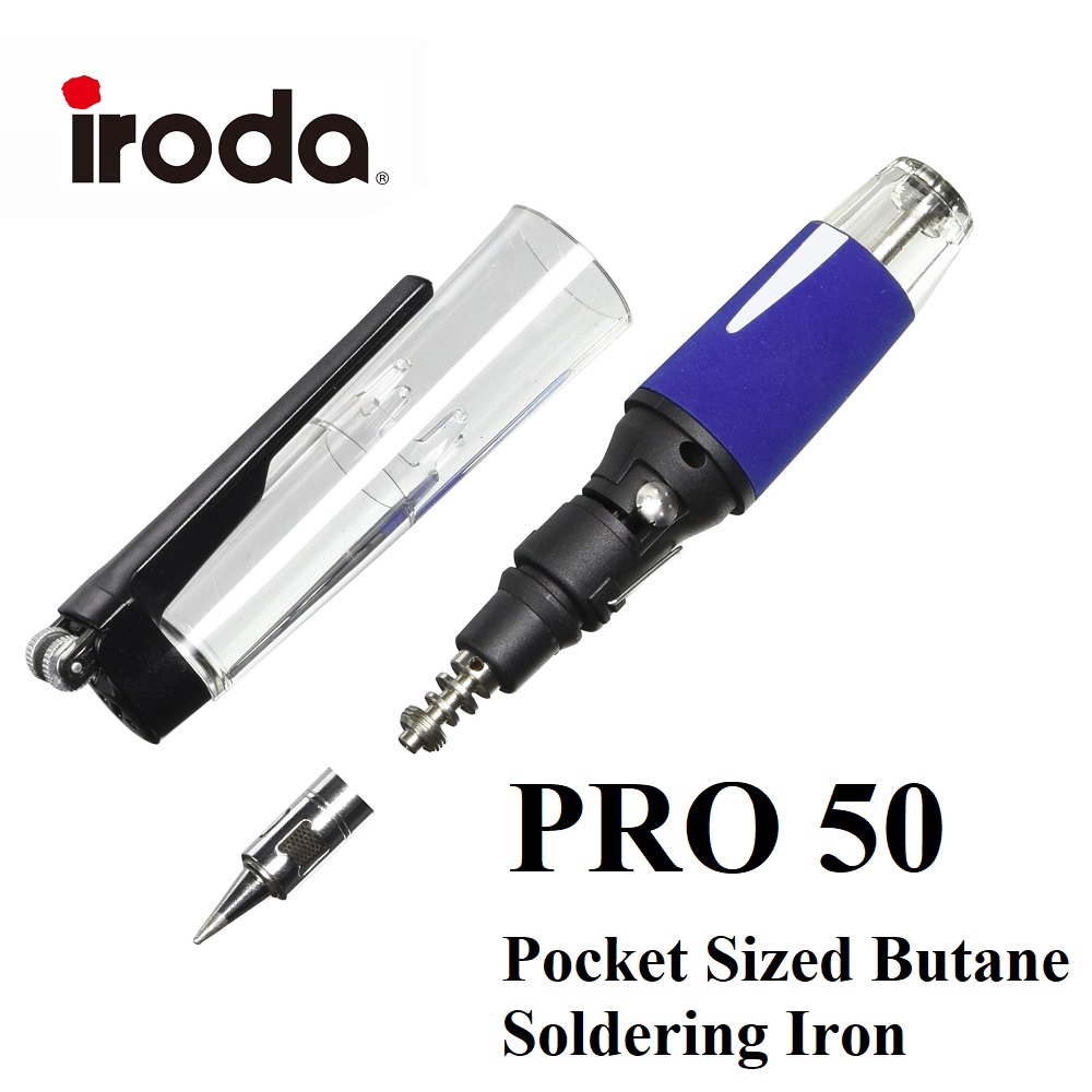 IRODA SOLDERPRO 50 Pocket Sized Butane Soldering Iron 30W70W Shopee