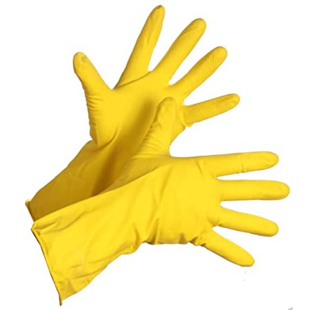 Yellow Rubber Hand Glove Sarung Tangan Getah | Shopee Malaysia