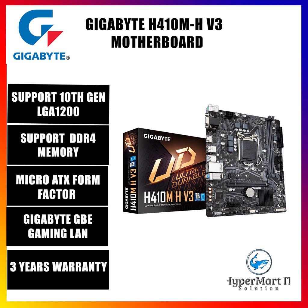 GIGABYTE H410M H V3 MOTHERBOARD | Shopee Malaysia