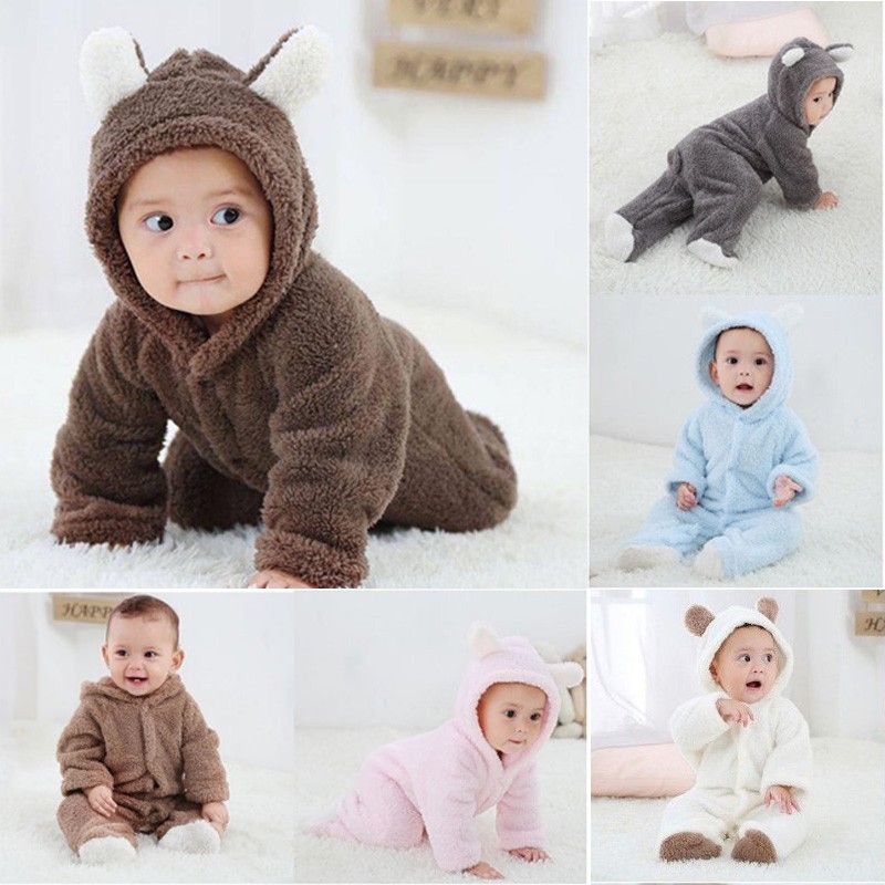 newborn hooded jumpsuit