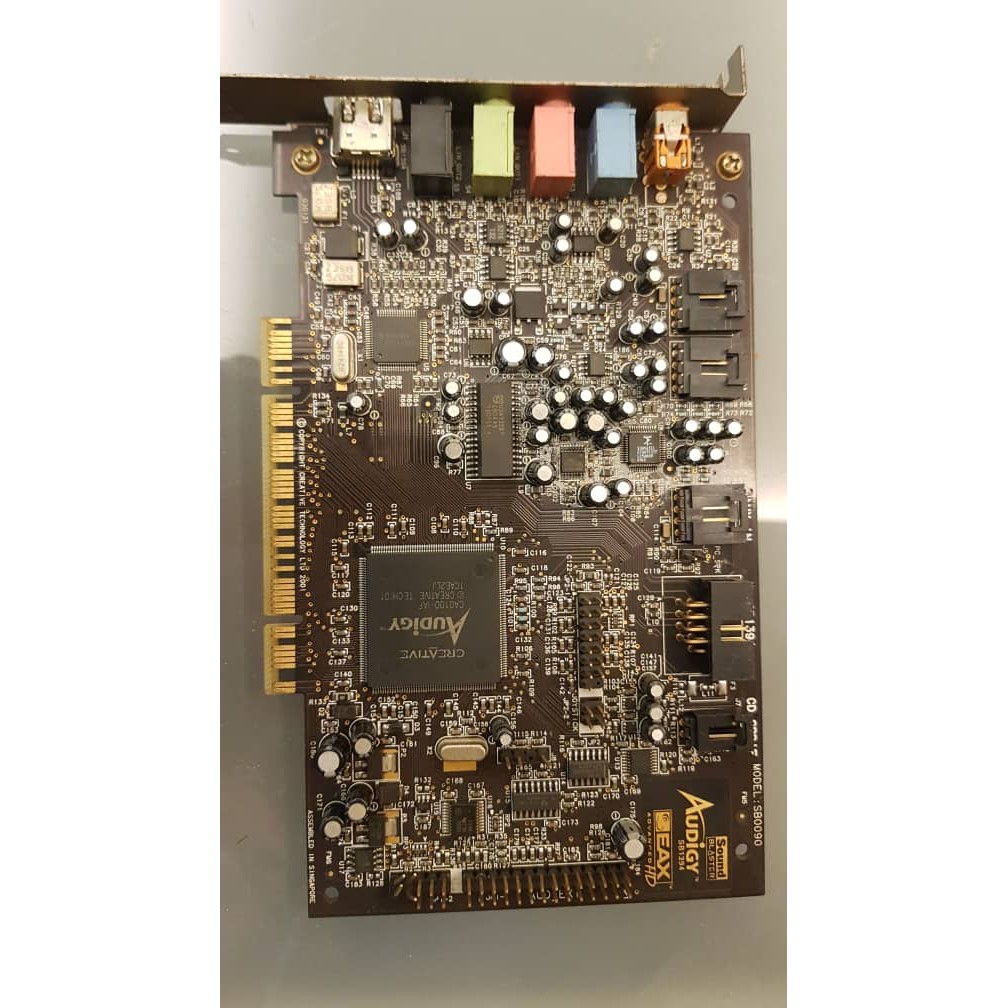 Creative Sound Blaster Audigy EAX Advanced HD ,5.1 Sound Card, Model ...