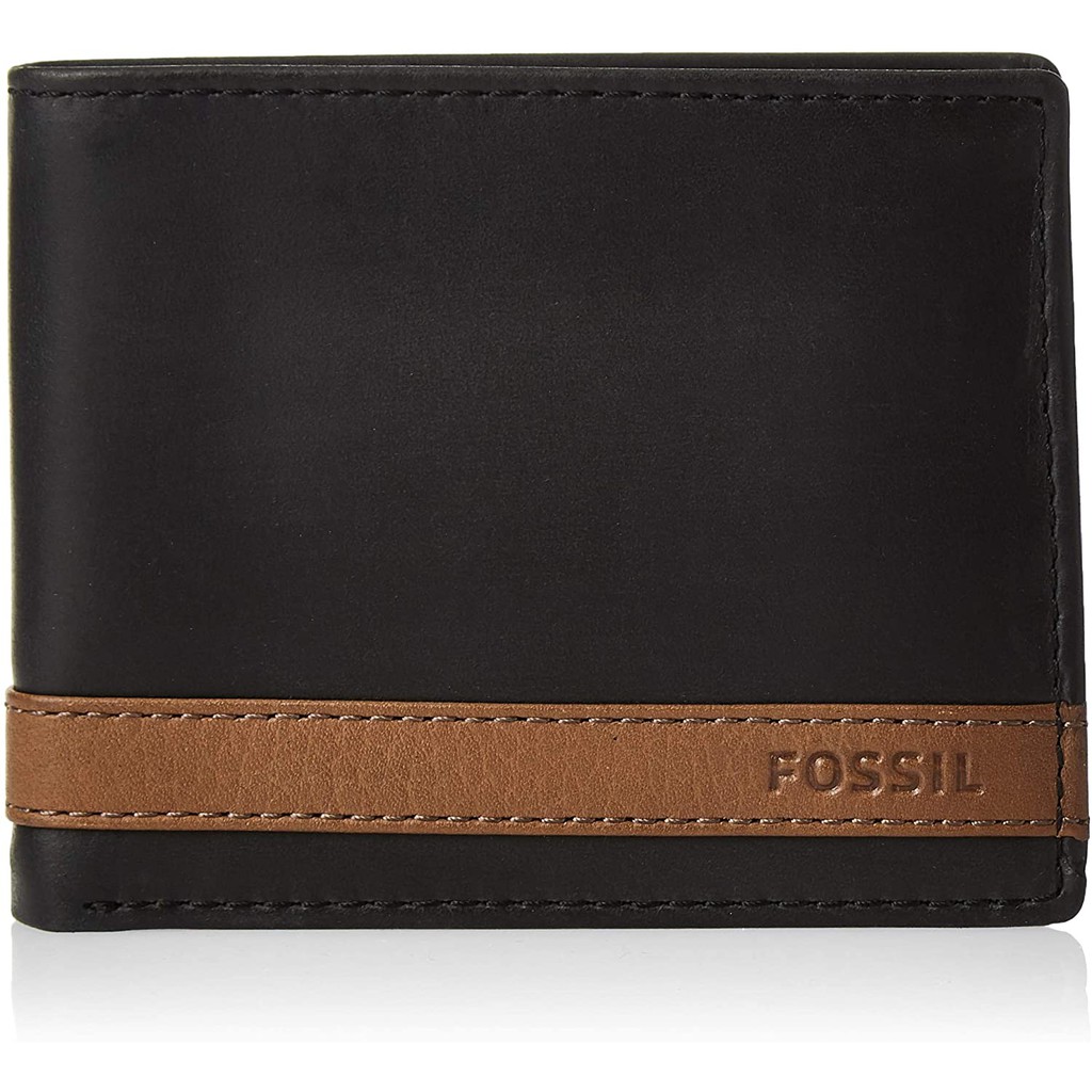 Fossil Men's Quinn Leather Bifold Flip ID Wallet | Shopee Malaysia