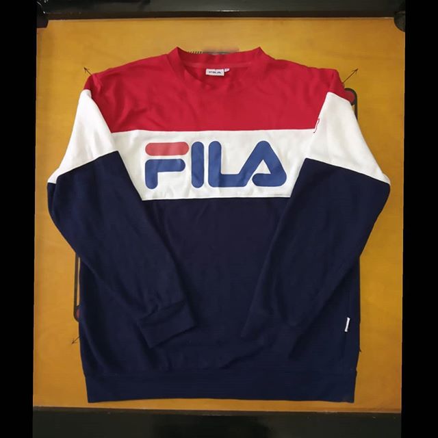 fila tri colour hoodie