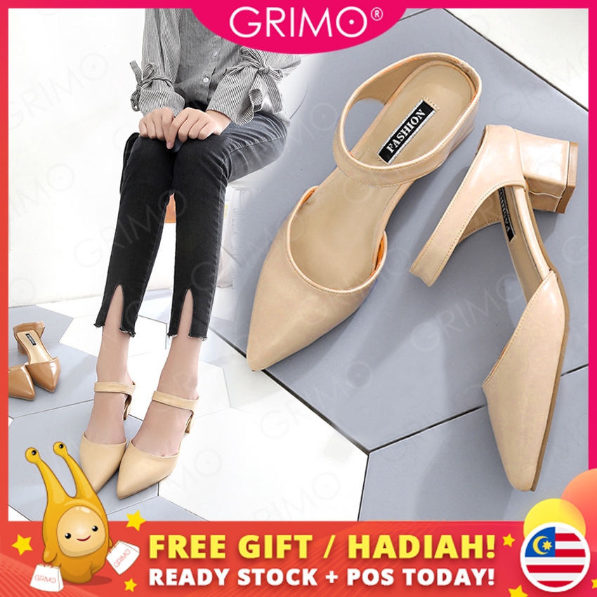 READY STOCKGRIMO Kasihi Highheels Wedges Shoes  High Heels 