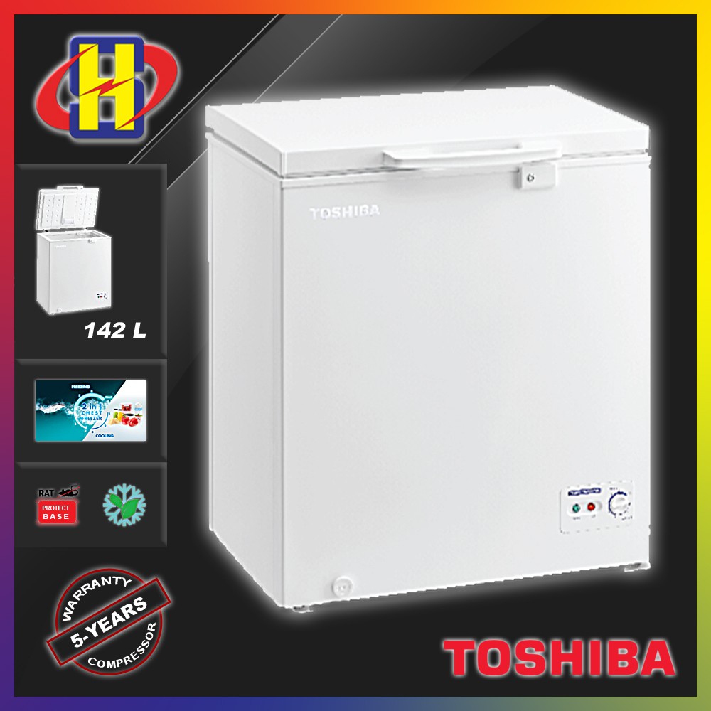 Toshiba Chest Freezer (142 L) CRA142M Shopee Malaysia
