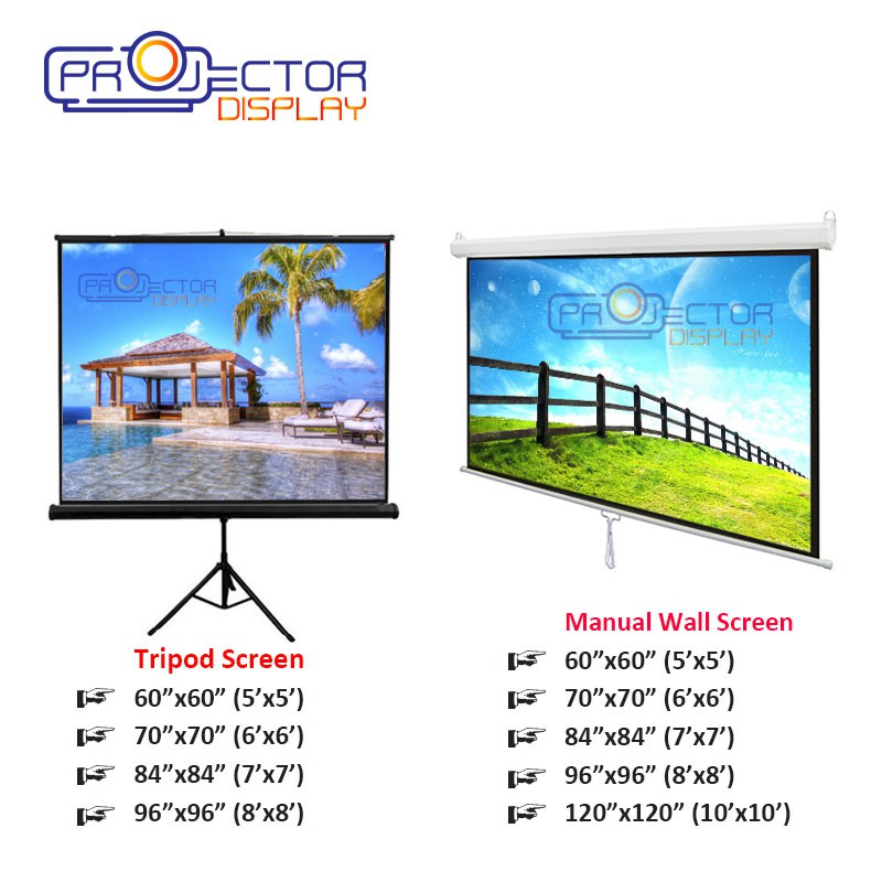 Venova / MEKI / Dopah / DP Manual Wall / Tripod Screen Portable