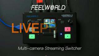 FEELWORLD LIVEPRO L1 V1 Multi Camera Video Mixer Switcher 2 Inch LCD