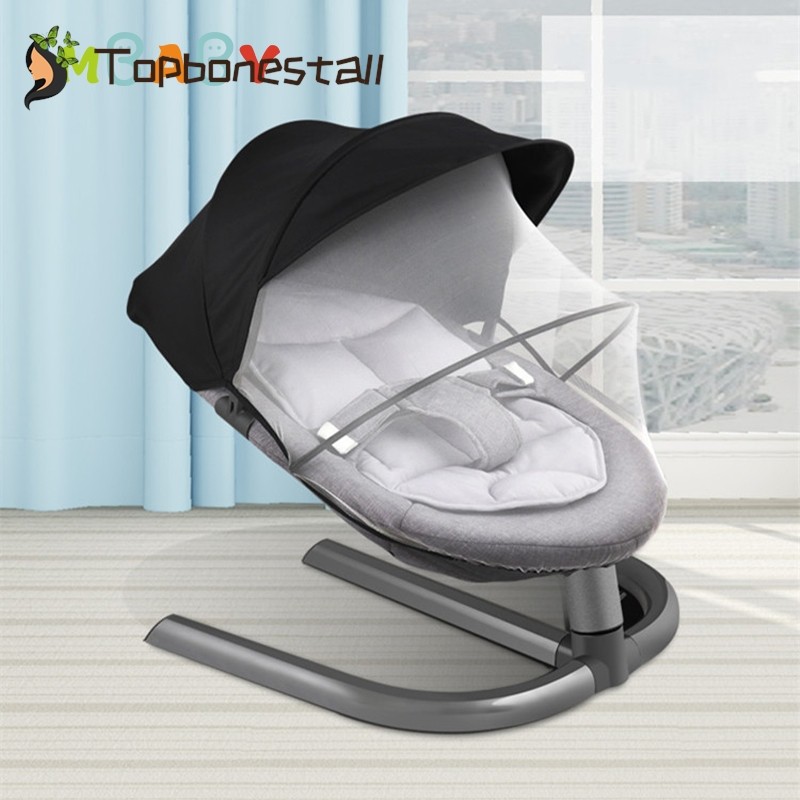 rocking chair with baby cradle
