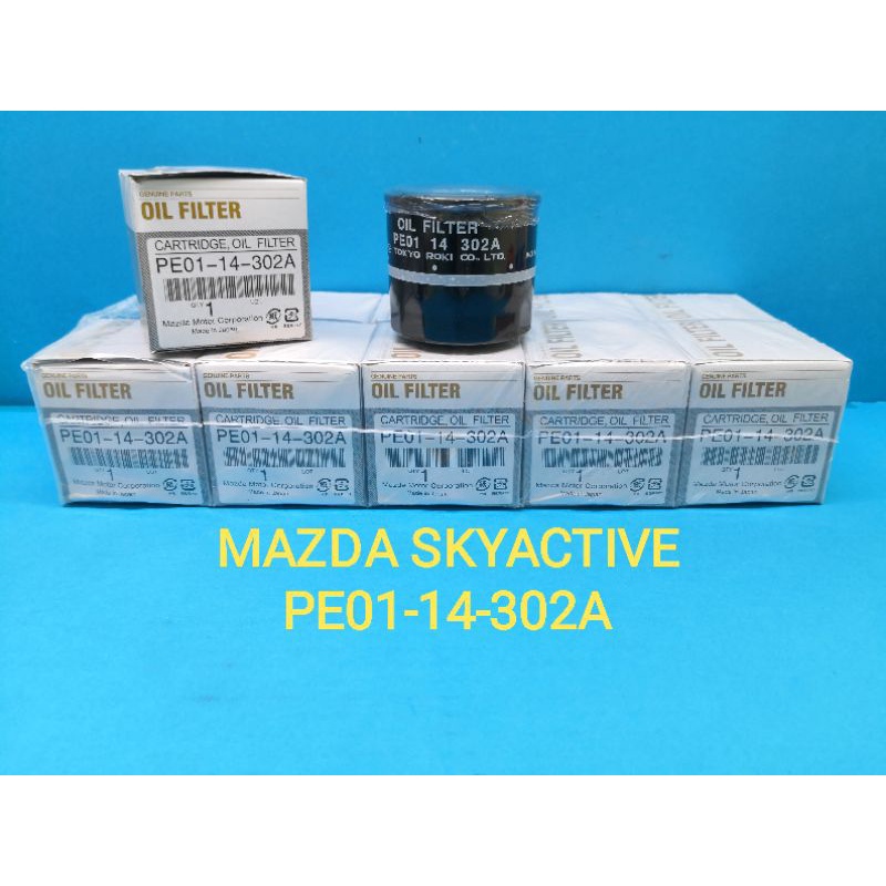 Mazda skyactive engine oil filter 2/3/5/6/cx3/cx5/cx8/cx9/biante ...