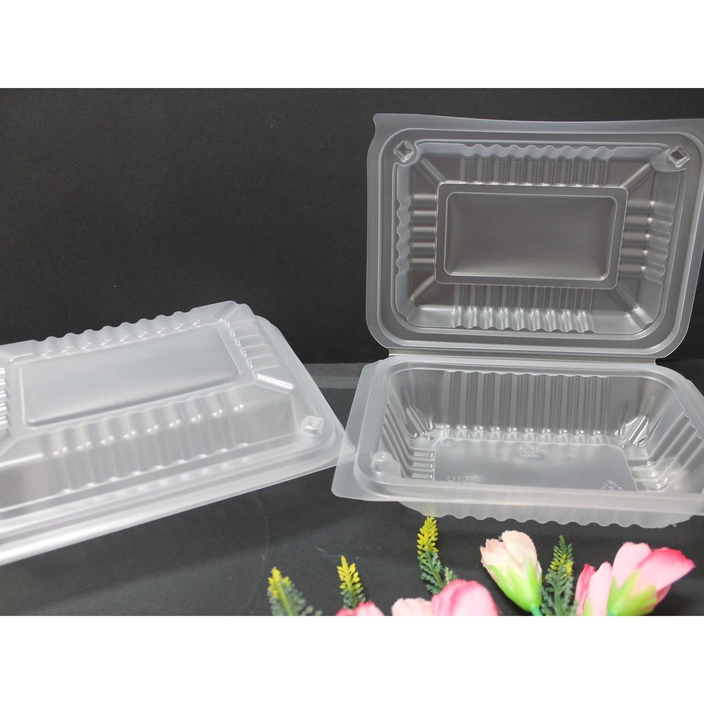 Tage 2 Pp Lunch Box 100pcs Disposable Plastic Food Rice Box Pp Bio 2 Lunch Box Disposable Lunch Box Shopee Malaysia