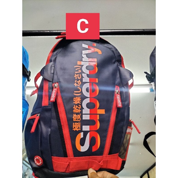 Superdry Backpack Rider Waterproof Shopee Malaysia