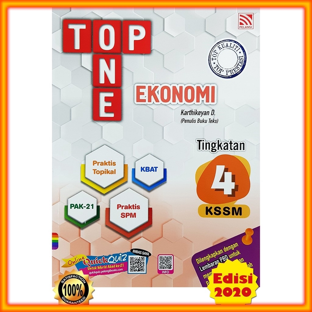 Buku Latihan Top One Ekonomi Tingkatan 4 Shopee Malaysia