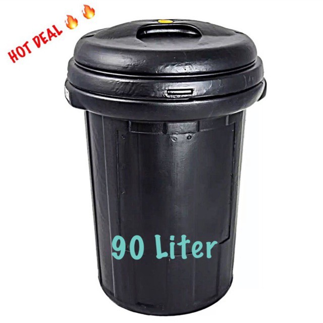 TKTT 90 Liter Mapo Fiber Dustbin Unbreakable Bin Heavy 