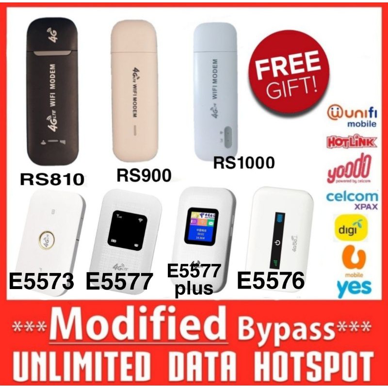 Modified Unlimited Portable 4G Wifi Modem MIFI Router ...