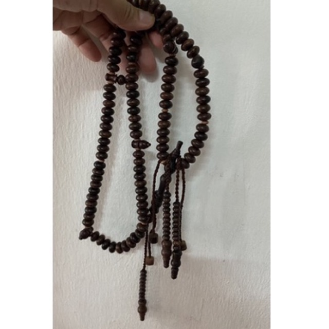 TASBIH IKATAN  DOUBLE 11mm   99bijiTeras Kayu Keluat size besar best zikir