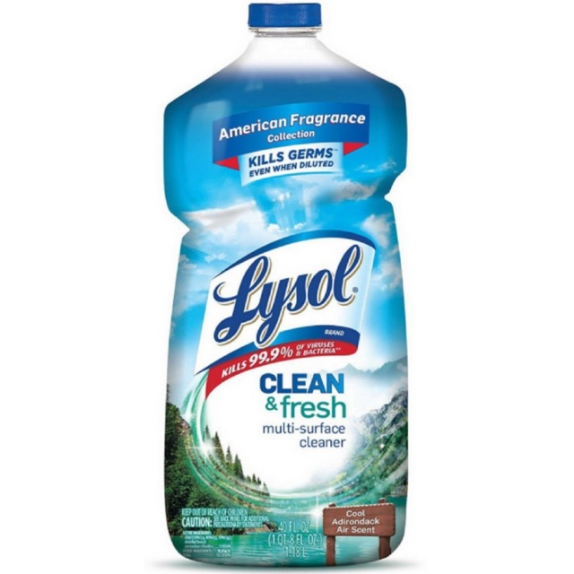 LYSOL CLEAN & FRESH MULTISURFACE CLEANER KILLS GERMS EVEN WHEN DILUTED