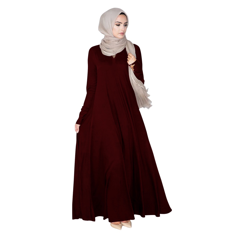 Terkini Feysen Flary Jubah Abaya Muslimah Long Sleeves Long Dress For Women – READY STOCK - Diana