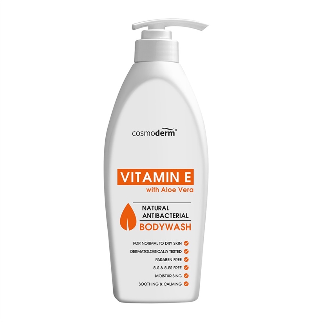 COSMODERM Antibacterial Vitamin E Body Wash 500ml Shopee Malaysia
