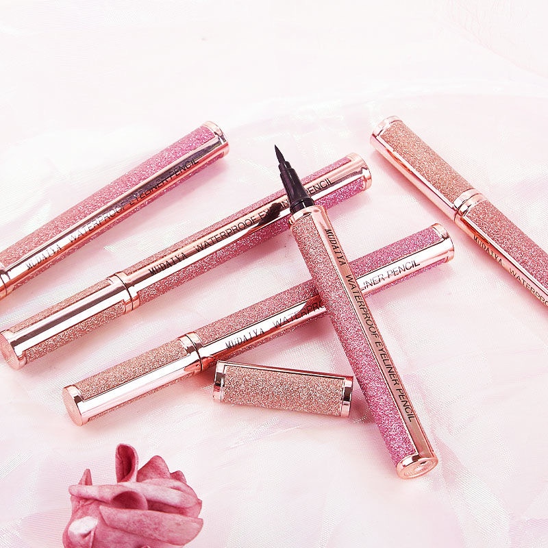 Durable Multi Spot pink girl starry sky eyeliner black evenly colored long-lasting sweat waterproof Purpose - Image 3