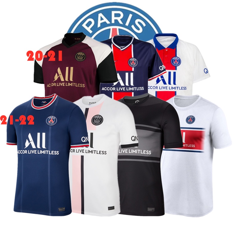 Buy High Quality 2020 2021 2022 Psg Jersey Home Away Soccer Jersey Paris Saint Germain Third Football Jersey Training Shirt For Men Adults Soccer Jersey Messi 30 Seetracker Malaysia