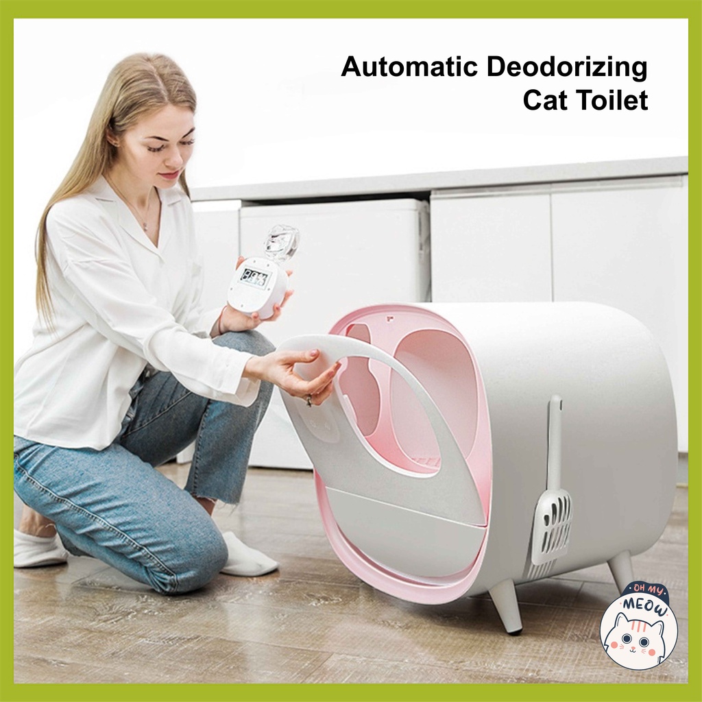 Automatic Cat Litter Box Smart Deodorizing Cat Toilet Intelligent Smart