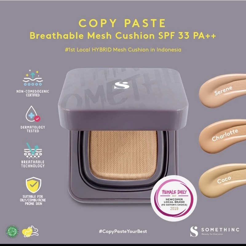 Somethinc Cushion Copy Paste Serene | Shopee Malaysia
