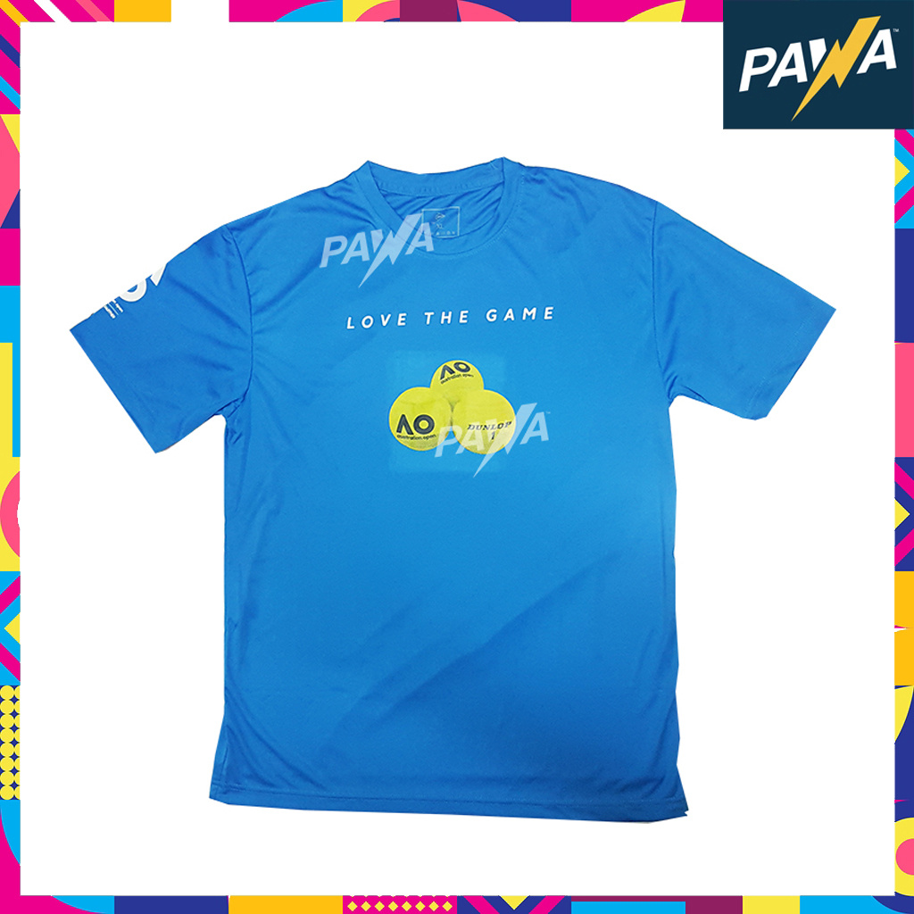 Dunlop Tennis Australian Open TShirt Jersey (Blue Color) Shopee Malaysia